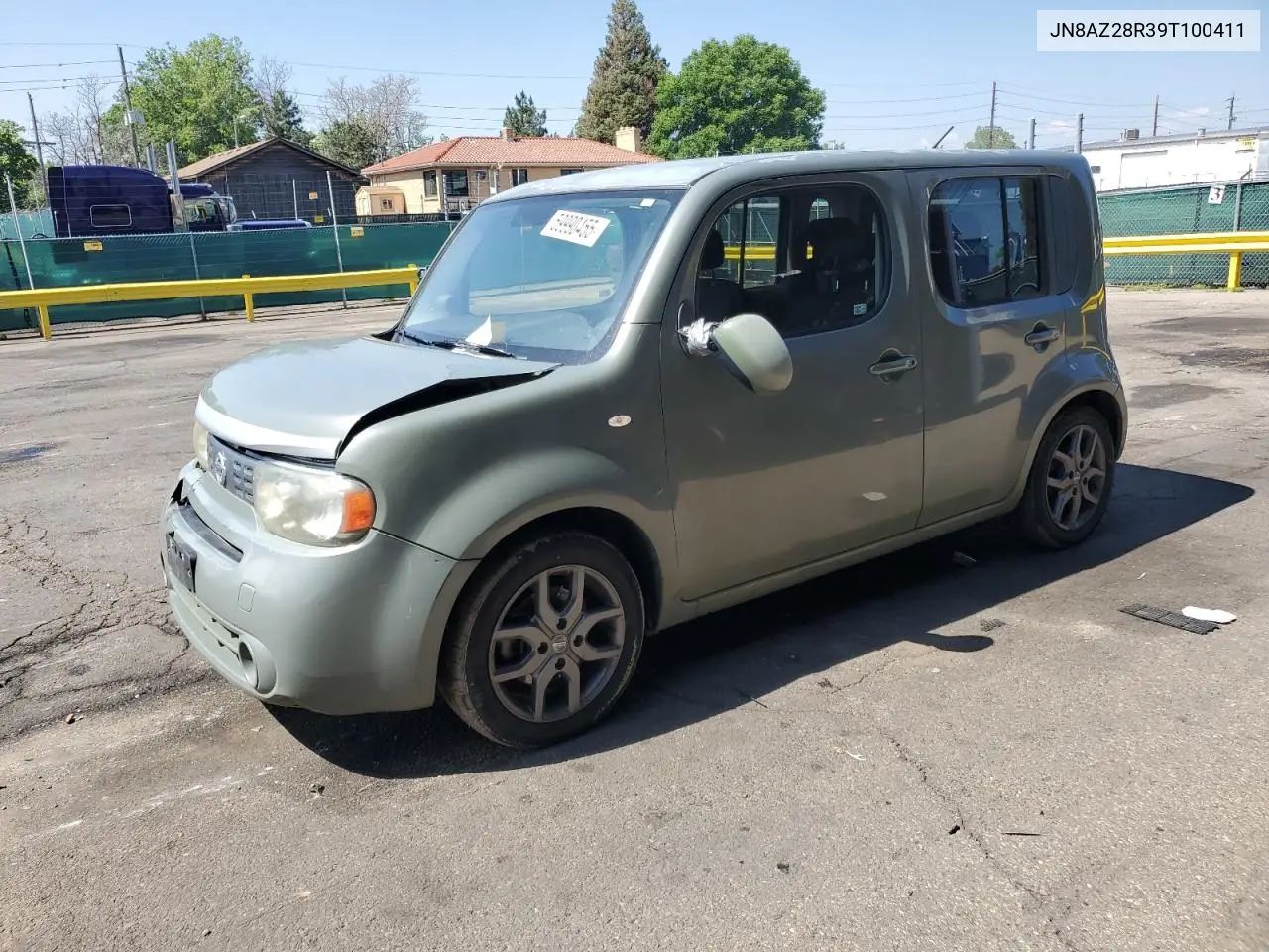 2009 Nissan Cube Base VIN: JN8AZ28R39T100411 Lot: 59990455