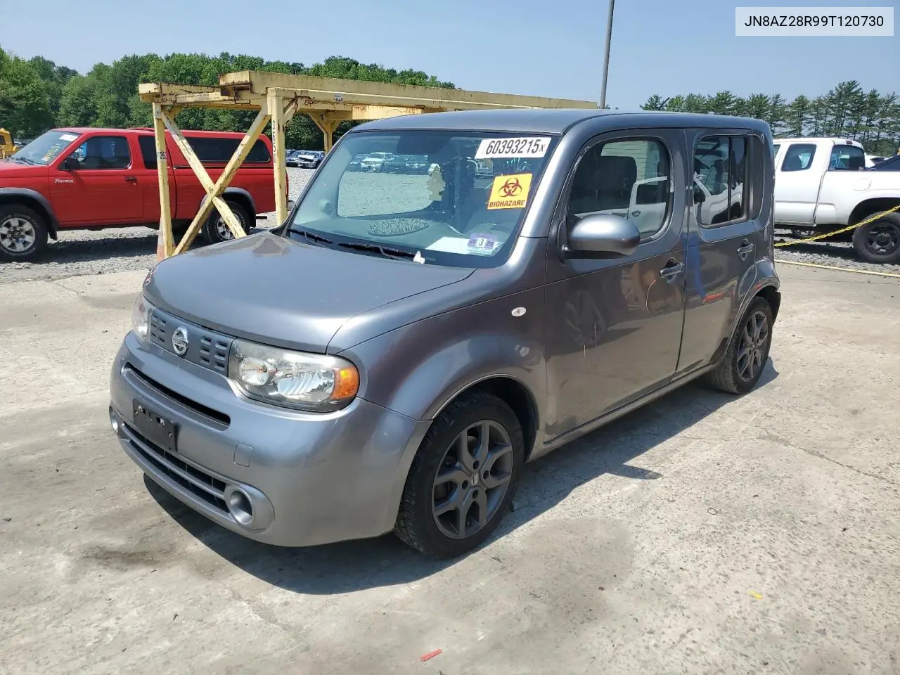 2009 Nissan Cube Base VIN: JN8AZ28R99T120730 Lot: 60393215