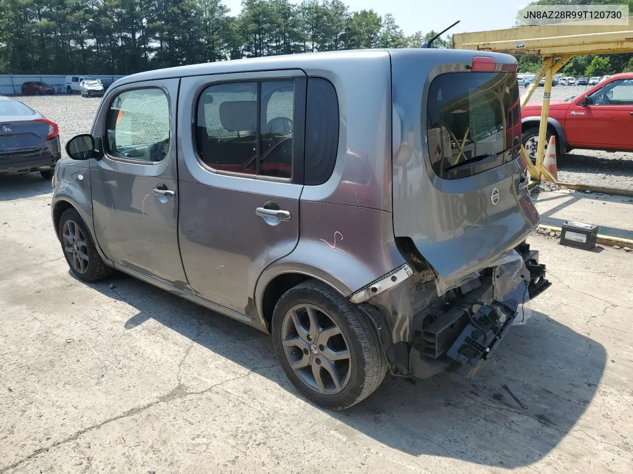 2009 Nissan Cube Base VIN: JN8AZ28R99T120730 Lot: 60393215