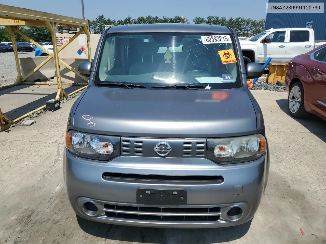 2009 Nissan Cube Base VIN: JN8AZ28R99T120730 Lot: 60393215