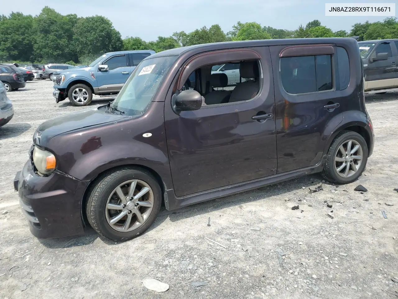 2009 Nissan Cube Base VIN: JN8AZ28RX9T116671 Lot: 60406225