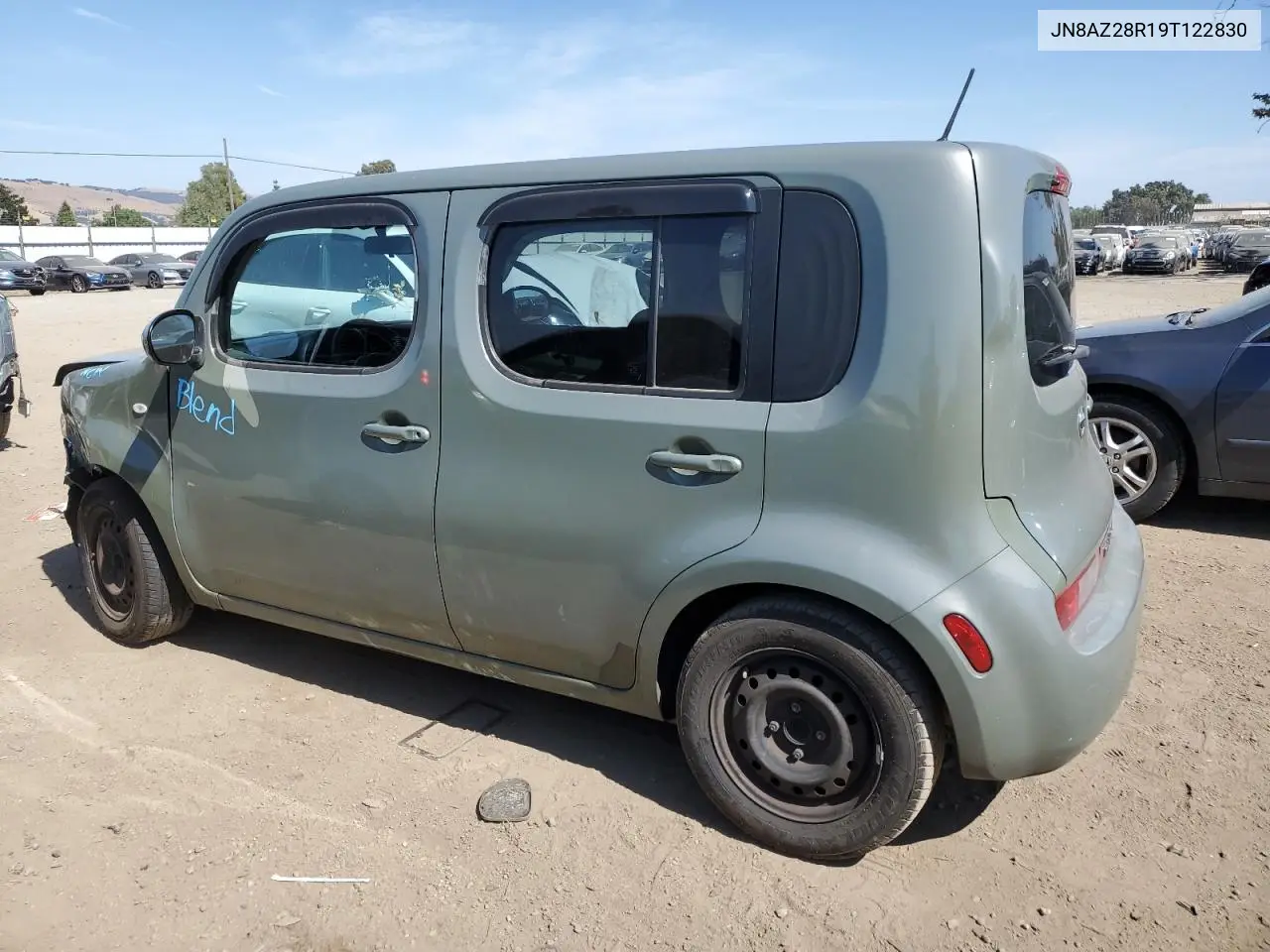 2009 Nissan Cube Base VIN: JN8AZ28R19T122830 Lot: 60489525