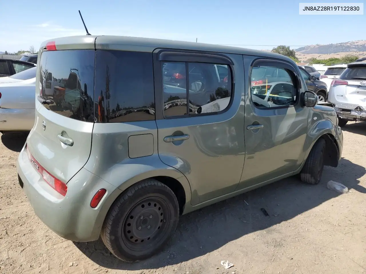 2009 Nissan Cube Base VIN: JN8AZ28R19T122830 Lot: 60489525