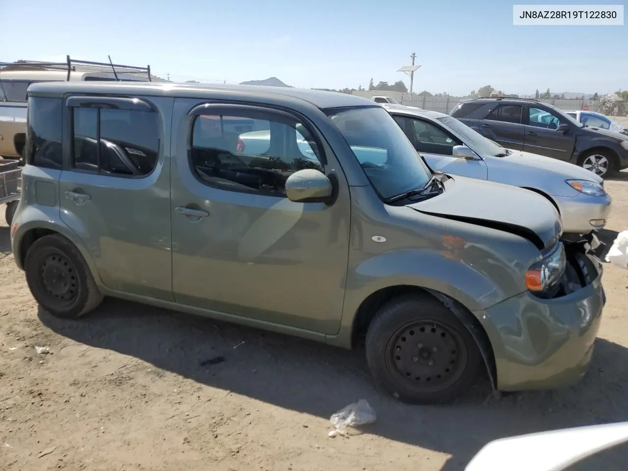 2009 Nissan Cube Base VIN: JN8AZ28R19T122830 Lot: 60489525