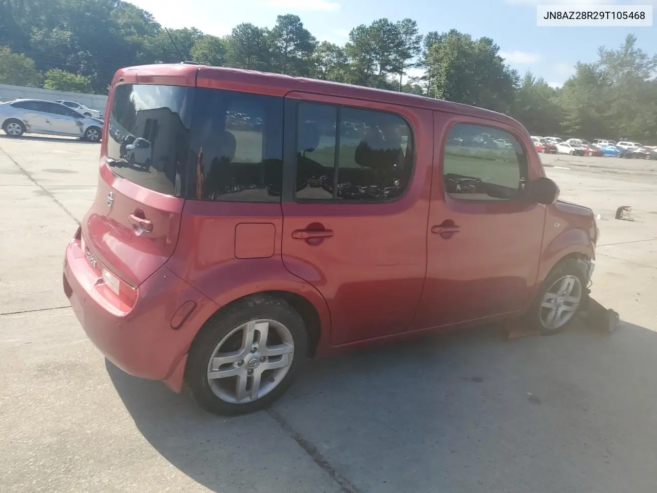 2009 Nissan Cube Base VIN: JN8AZ28R29T105468 Lot: 61155885