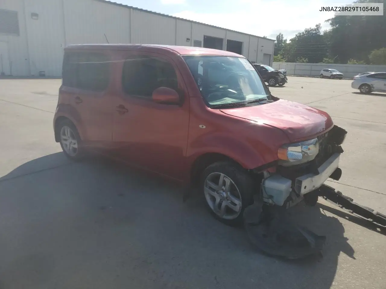 2009 Nissan Cube Base VIN: JN8AZ28R29T105468 Lot: 61155885