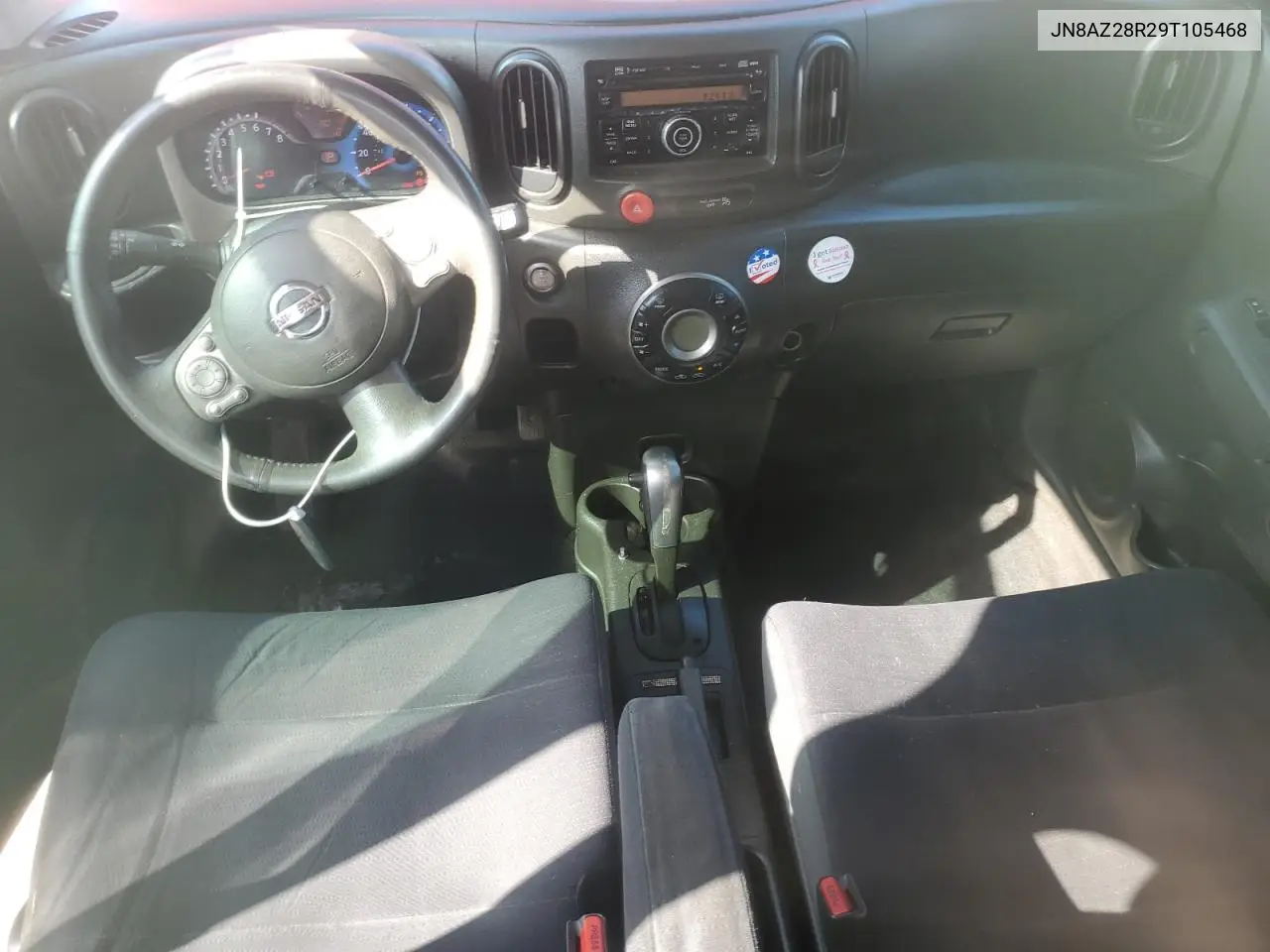 2009 Nissan Cube Base VIN: JN8AZ28R29T105468 Lot: 61155885