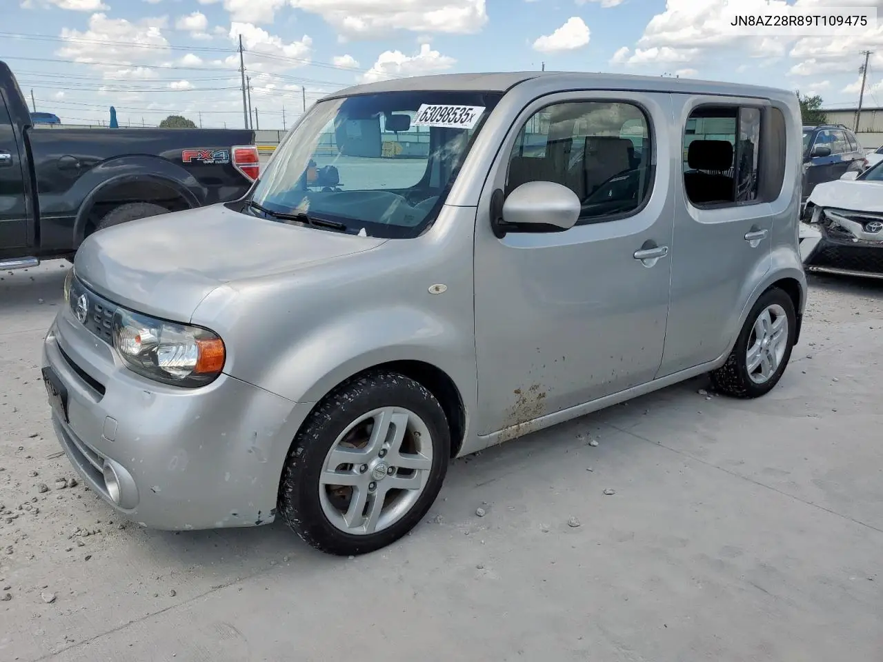 2009 Nissan Cube Base VIN: JN8AZ28R89T109475 Lot: 63098535
