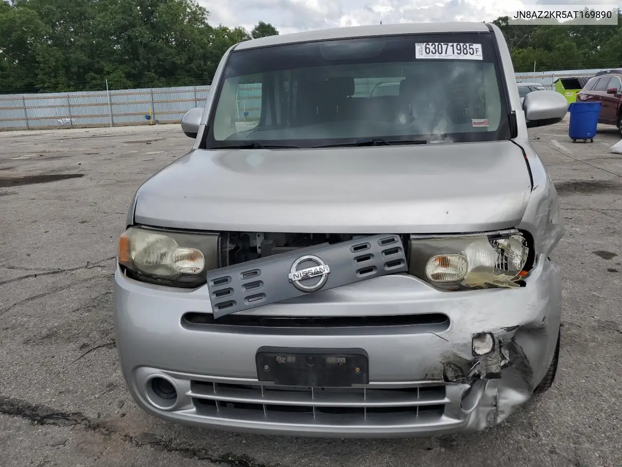 2010 Nissan Cube Base VIN: JN8AZ2KR5AT169890 Lot: 63071985