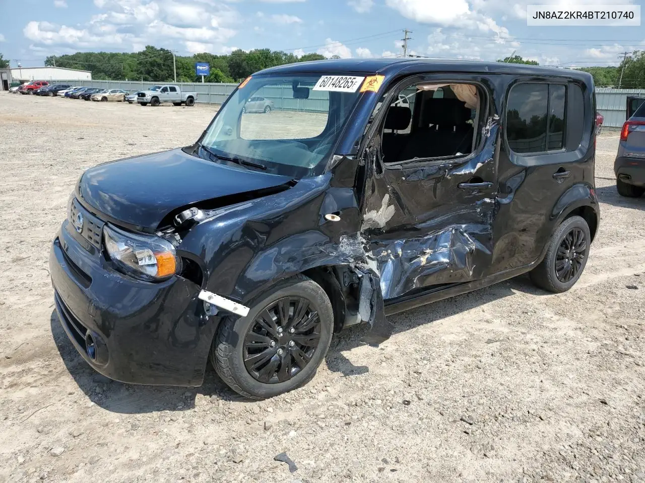 2011 Nissan Cube Base VIN: JN8AZ2KR4BT210740 Lot: 60148265