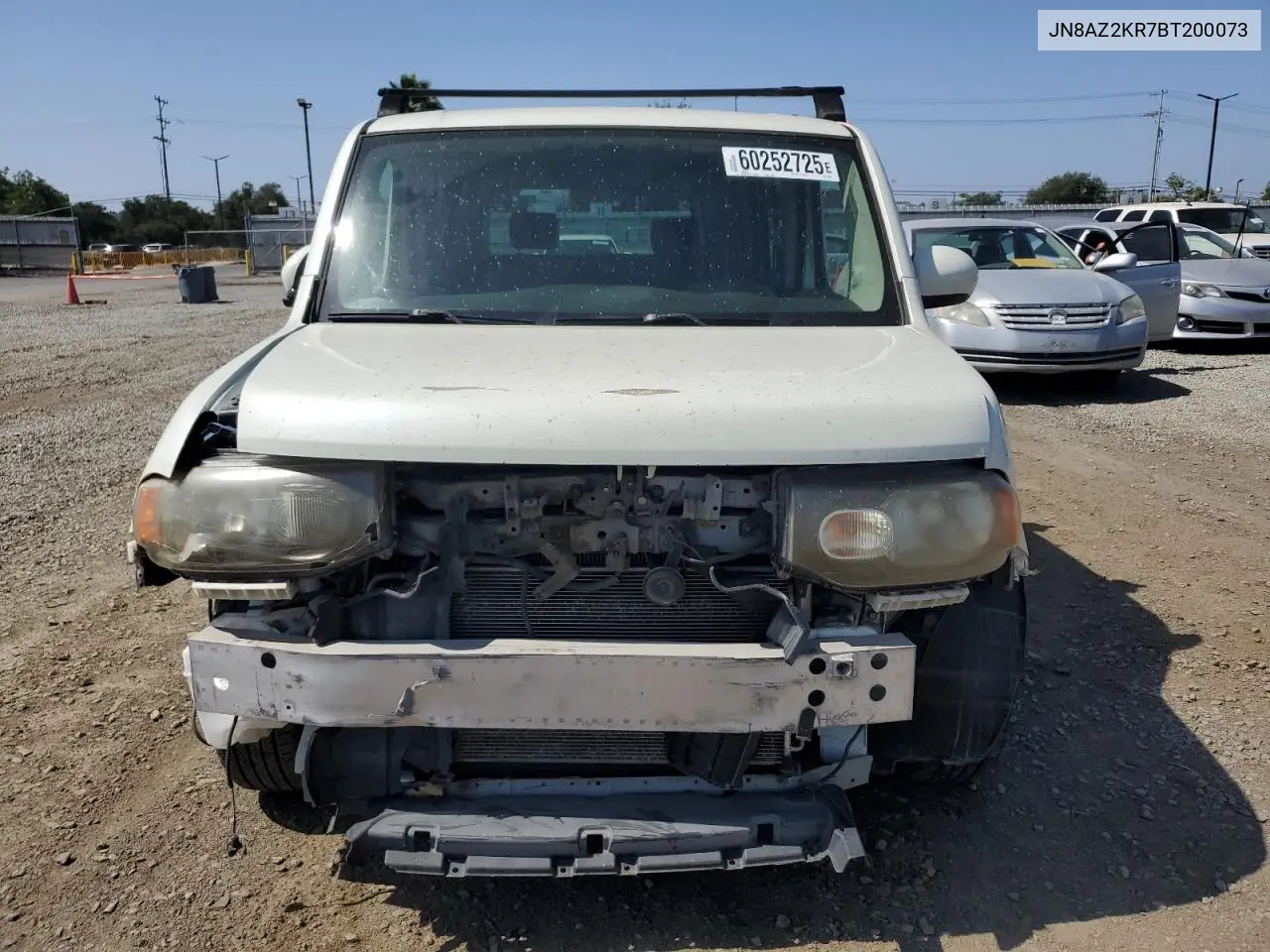 2011 Nissan Cube Base VIN: JN8AZ2KR7BT200073 Lot: 60252725