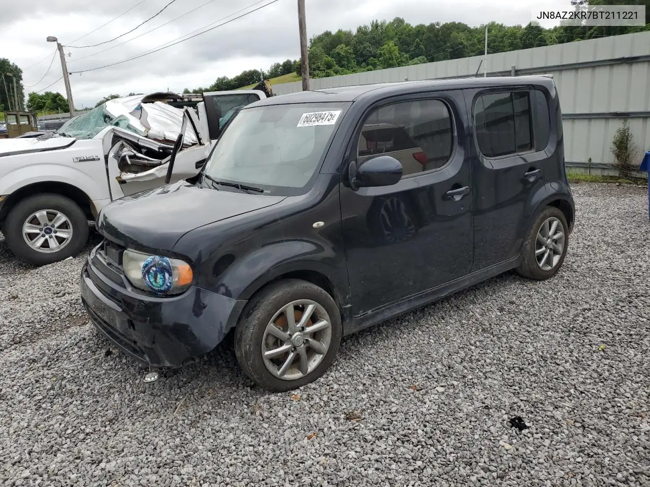 2011 Nissan Cube Base VIN: JN8AZ2KR7BT211221 Lot: 60298475