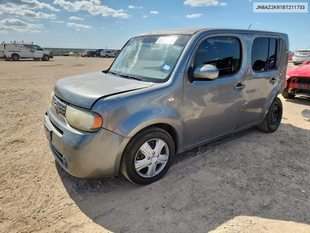 2011 Nissan Cube Base VIN: JN8AZ2KR1BT211733 Lot: 61222825