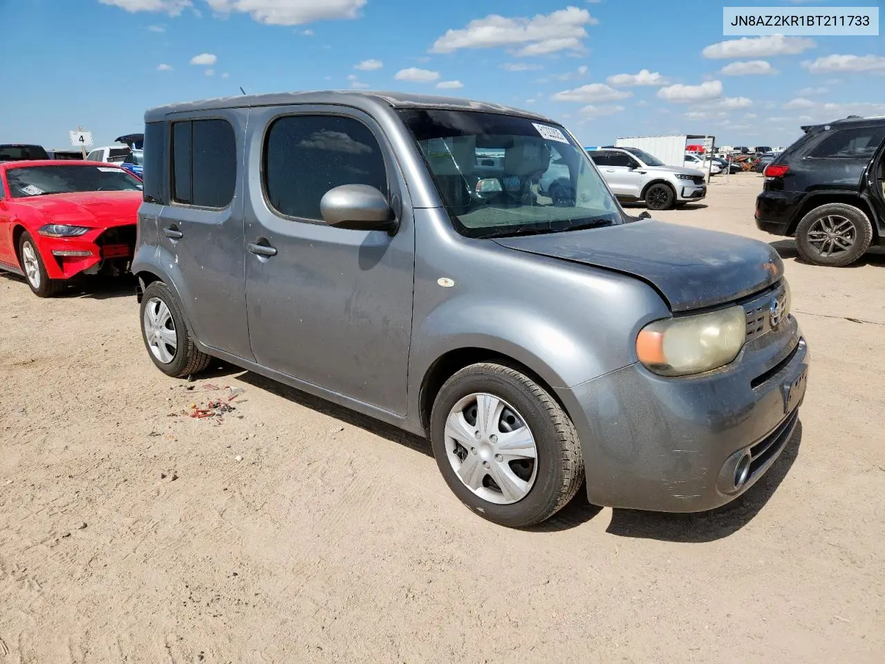 2011 Nissan Cube Base VIN: JN8AZ2KR1BT211733 Lot: 61222825