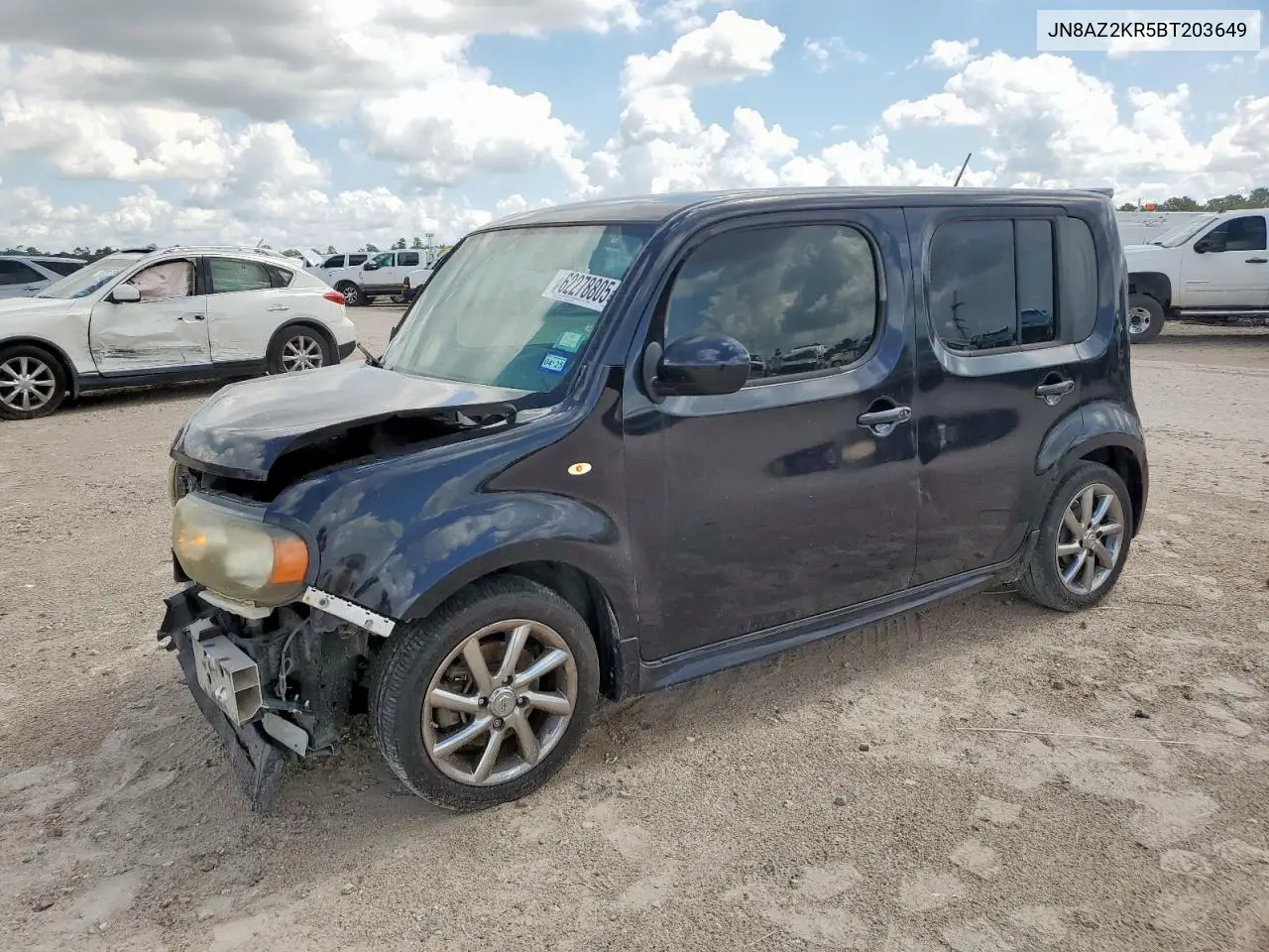 2011 Nissan Cube Base VIN: JN8AZ2KR5BT203649 Lot: 62278805