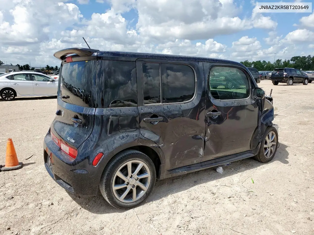 2011 Nissan Cube Base VIN: JN8AZ2KR5BT203649 Lot: 62278805