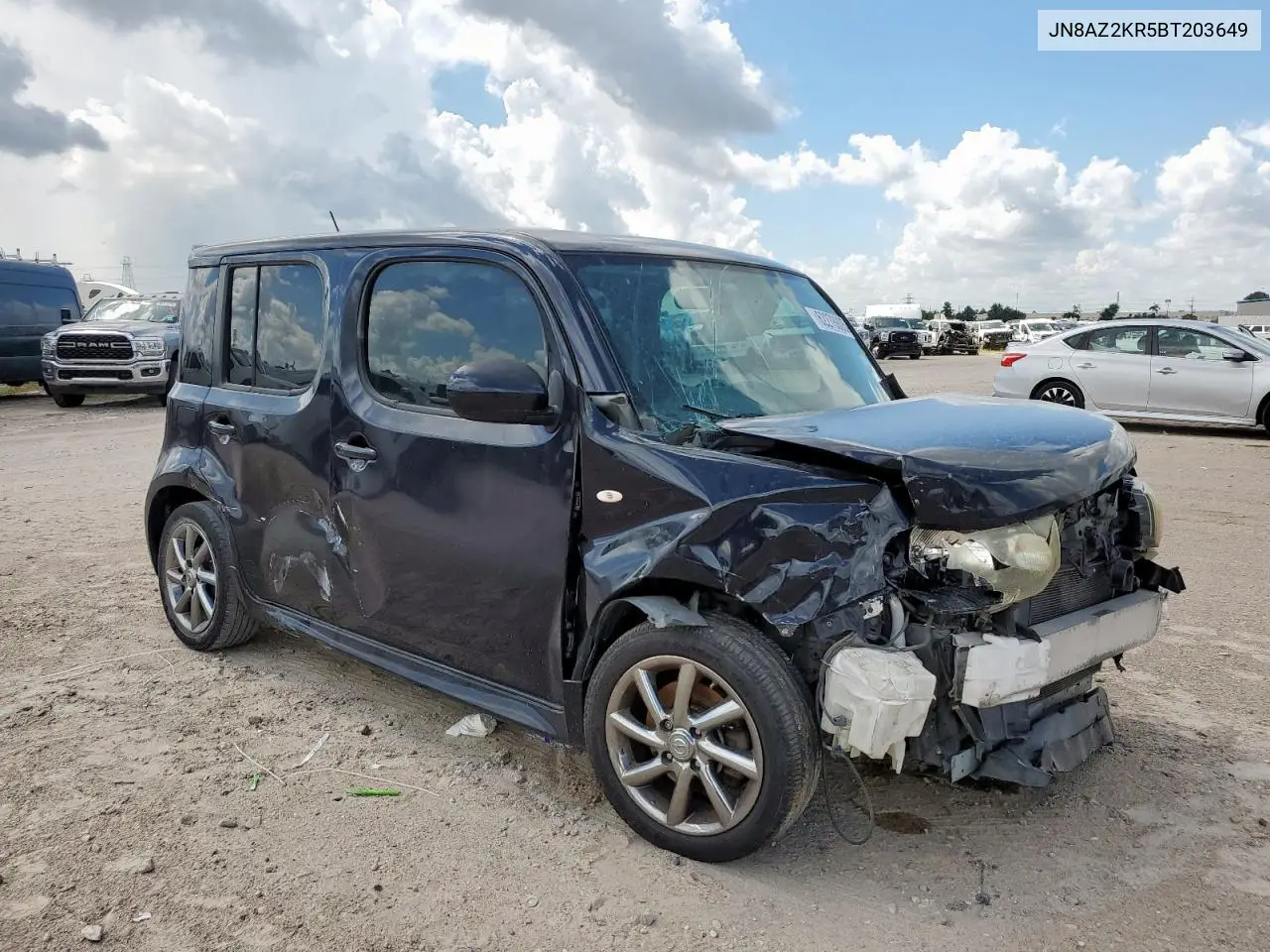 2011 Nissan Cube Base VIN: JN8AZ2KR5BT203649 Lot: 62278805
