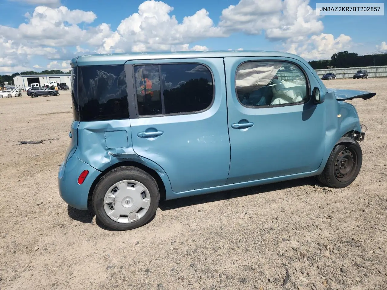 2011 Nissan Cube Base VIN: JN8AZ2KR7BT202857 Lot: 62903175