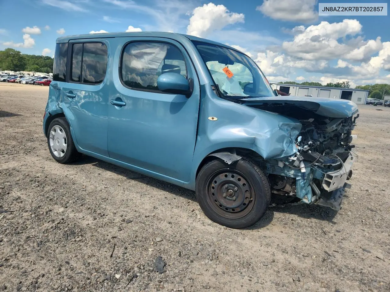 2011 Nissan Cube Base VIN: JN8AZ2KR7BT202857 Lot: 62903175