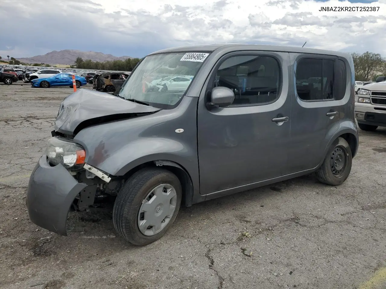 2012 Nissan Cube Base VIN: JN8AZ2KR2CT252387 Lot: 55864905