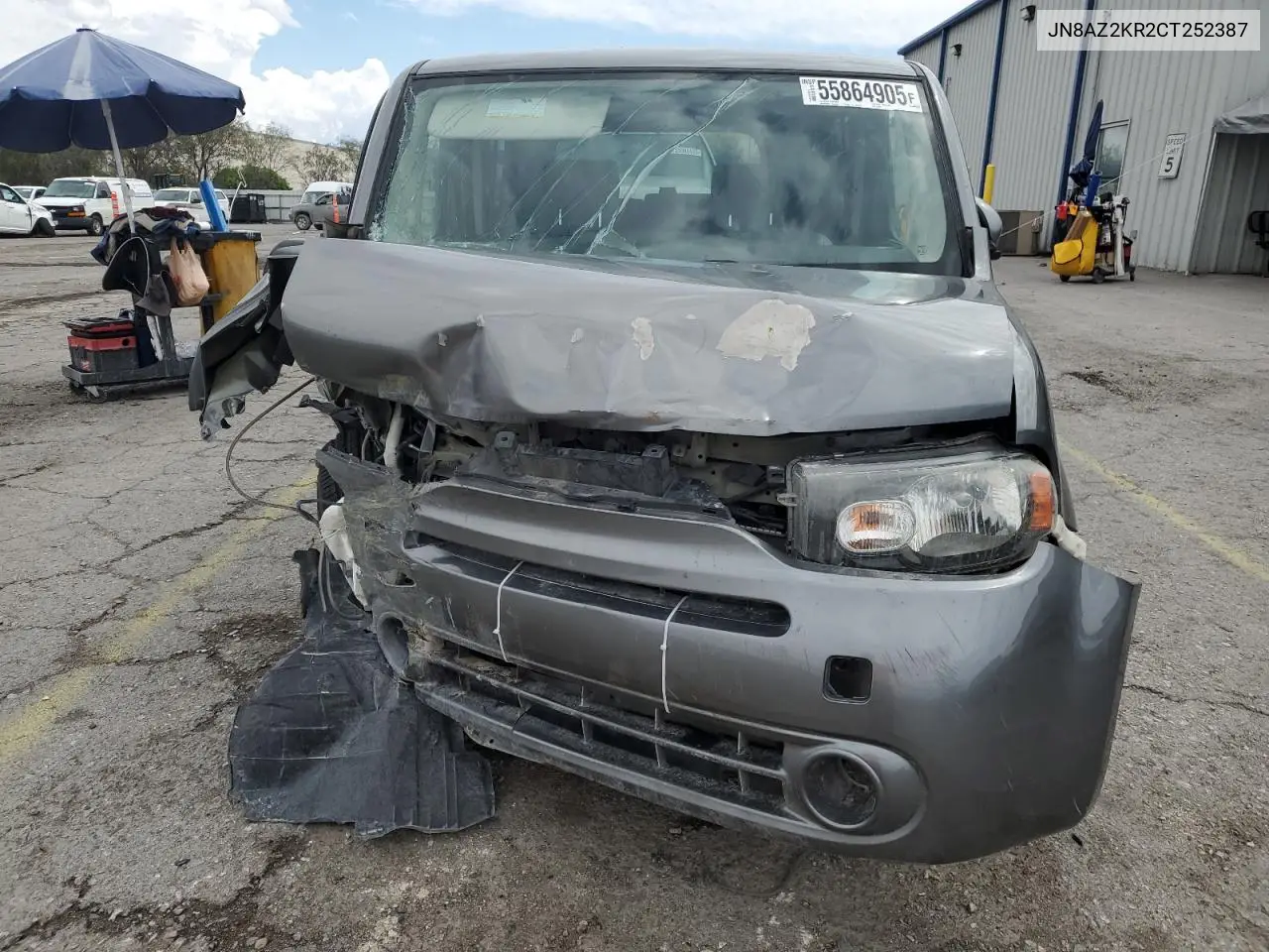 2012 Nissan Cube Base VIN: JN8AZ2KR2CT252387 Lot: 55864905