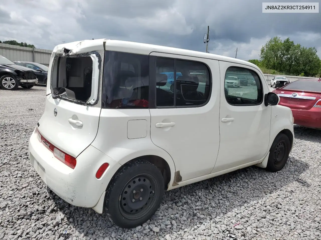 2012 Nissan Cube Base VIN: JN8AZ2KR3CT254911 Lot: 60885765