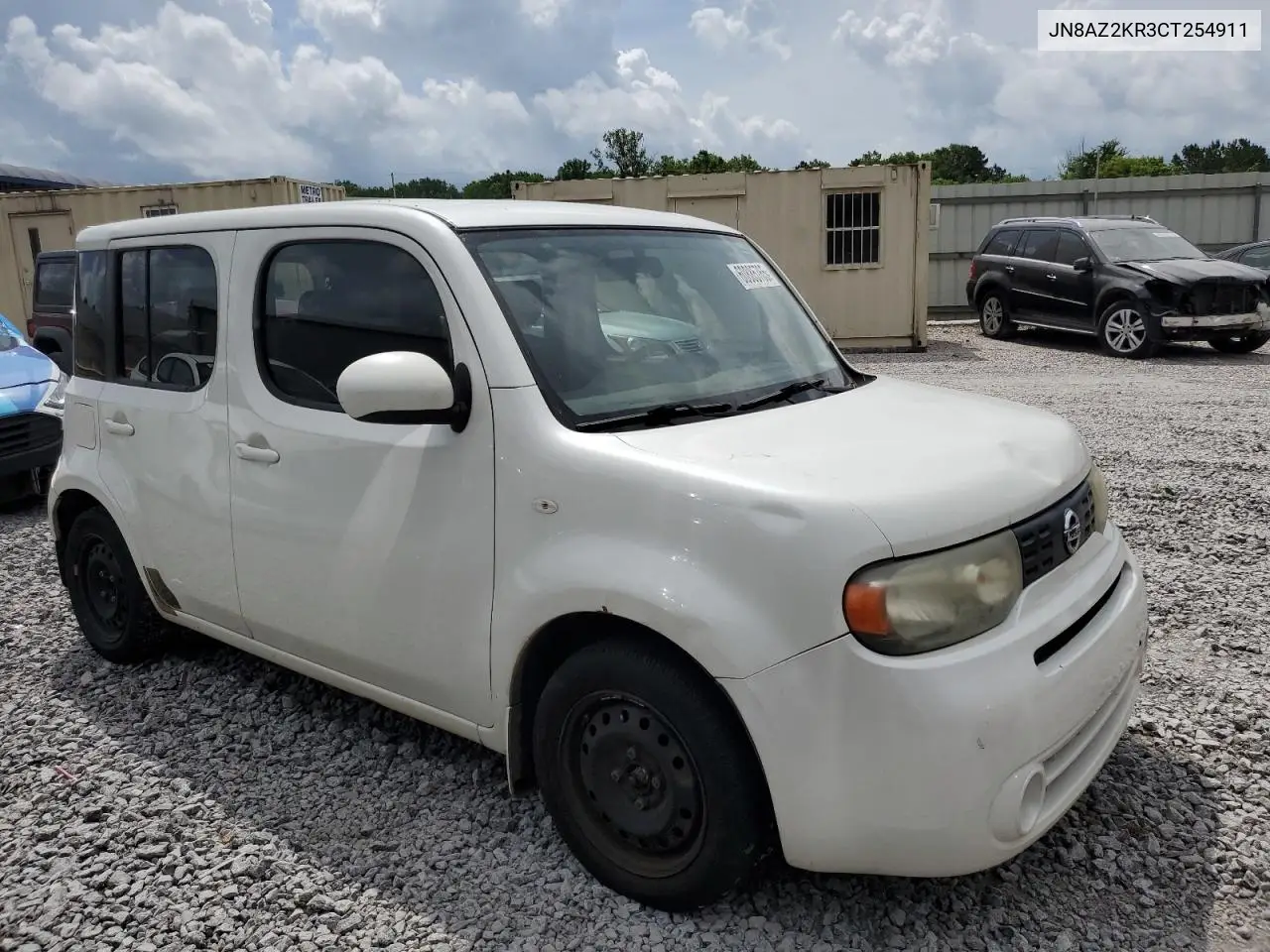 2012 Nissan Cube Base VIN: JN8AZ2KR3CT254911 Lot: 60885765