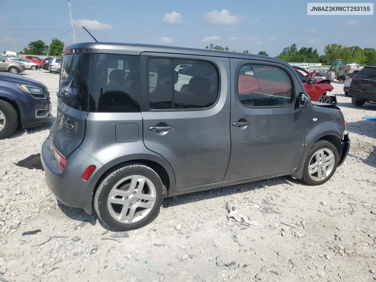 2012 Nissan Cube Base VIN: JN8AZ2KR8CT253155 Lot: 60936615