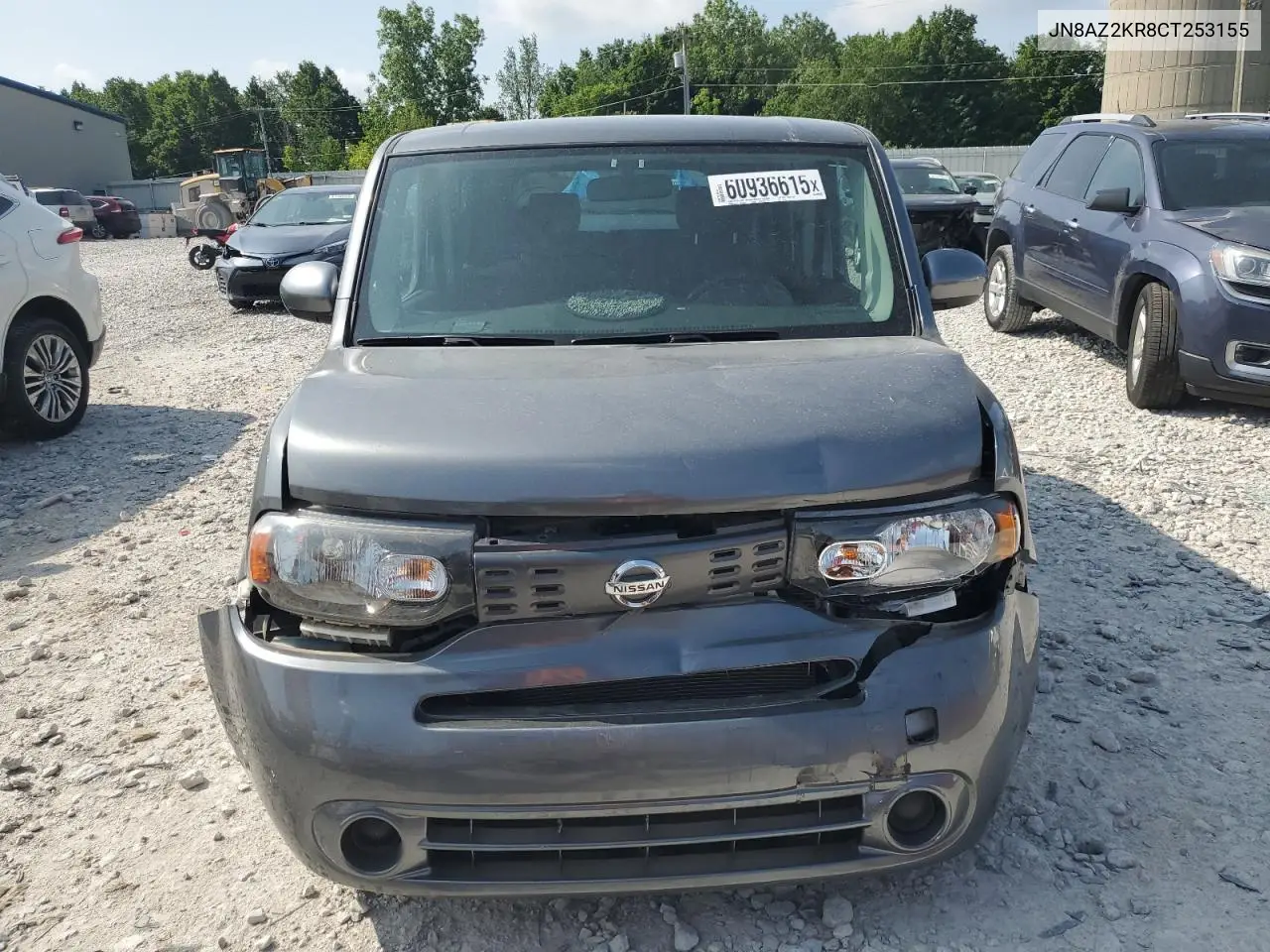 2012 Nissan Cube Base VIN: JN8AZ2KR8CT253155 Lot: 60936615