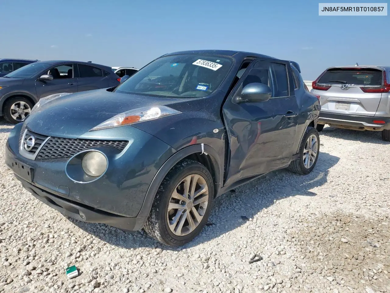 2011 Nissan Juke S VIN: JN8AF5MR1BT010857 Lot: 57836335