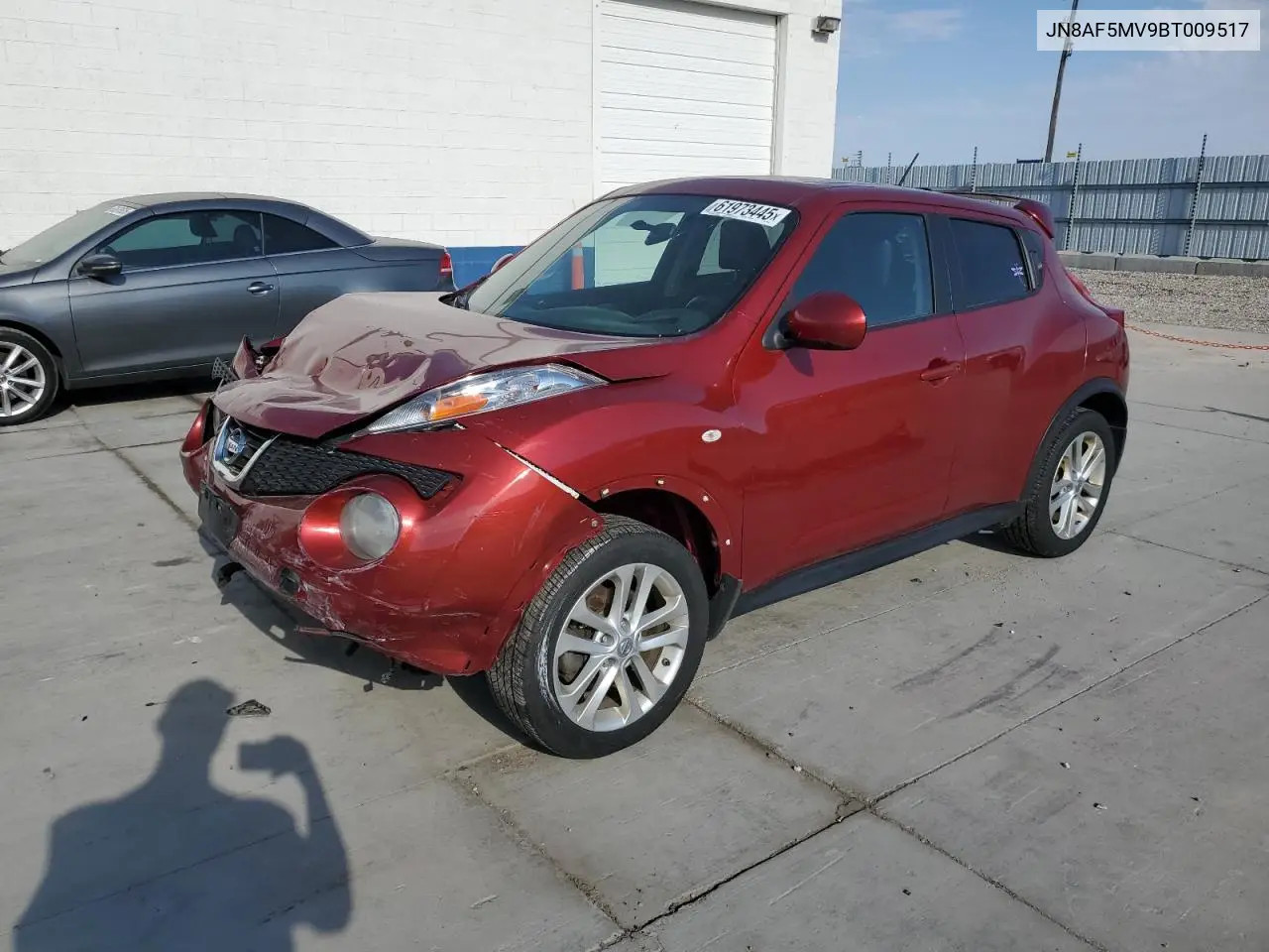 2011 Nissan Juke S VIN: JN8AF5MV9BT009517 Lot: 61973445