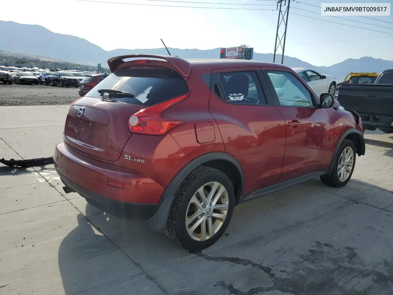 2011 Nissan Juke S VIN: JN8AF5MV9BT009517 Lot: 61973445