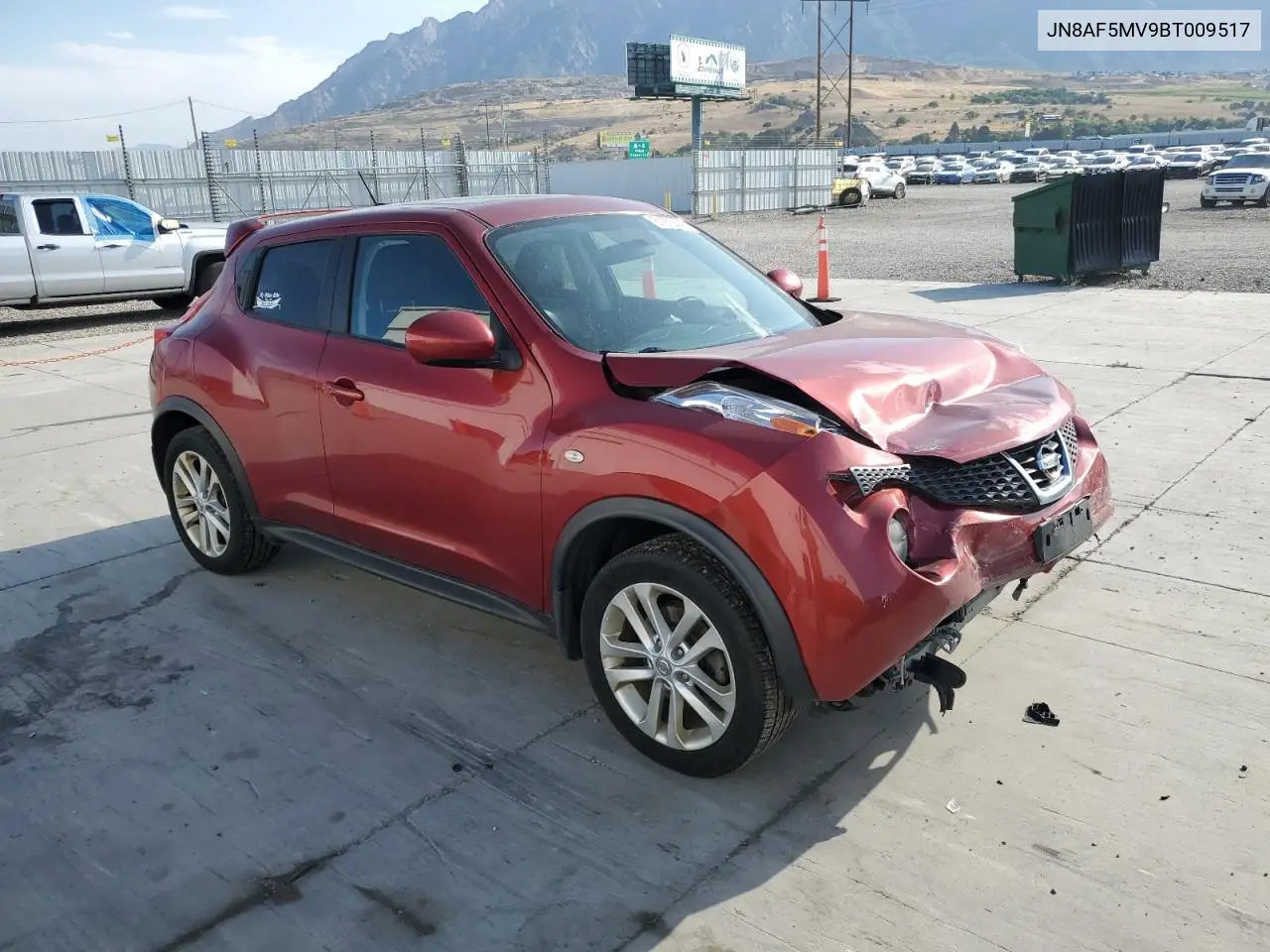 2011 Nissan Juke S VIN: JN8AF5MV9BT009517 Lot: 61973445