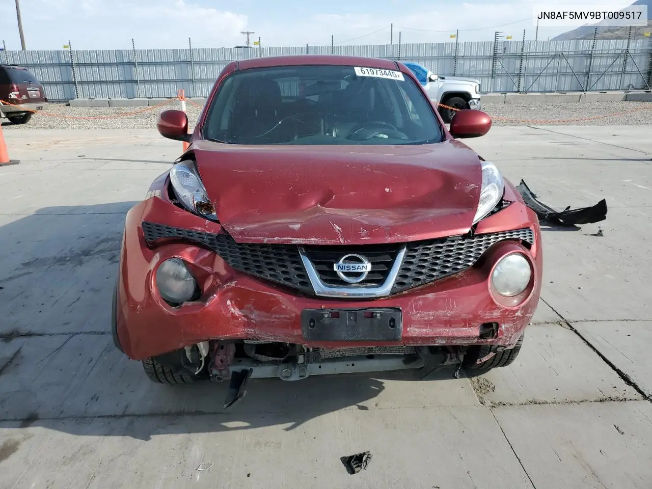 2011 Nissan Juke S VIN: JN8AF5MV9BT009517 Lot: 61973445