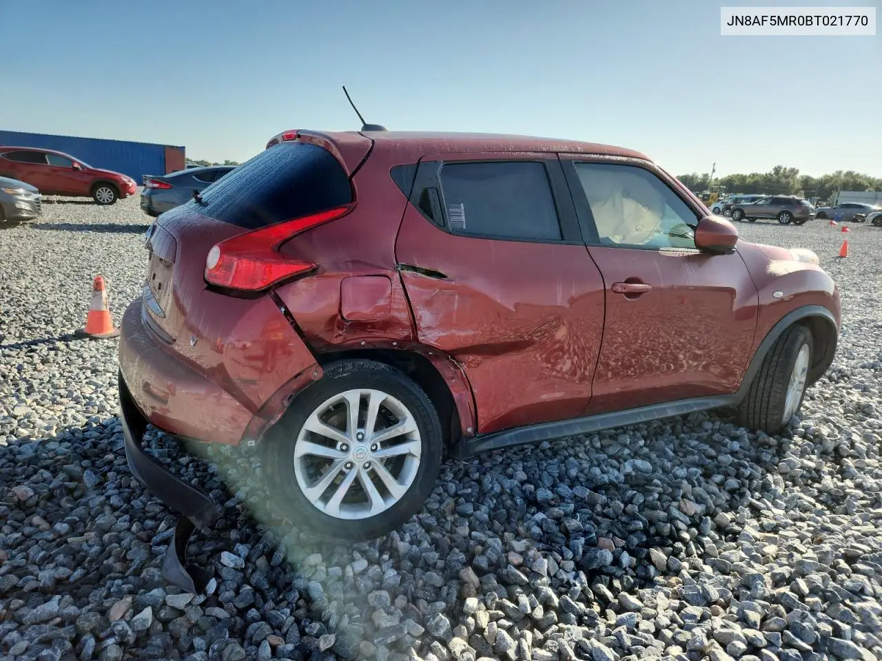 2011 Nissan Juke S VIN: JN8AF5MR0BT021770 Lot: 62111525