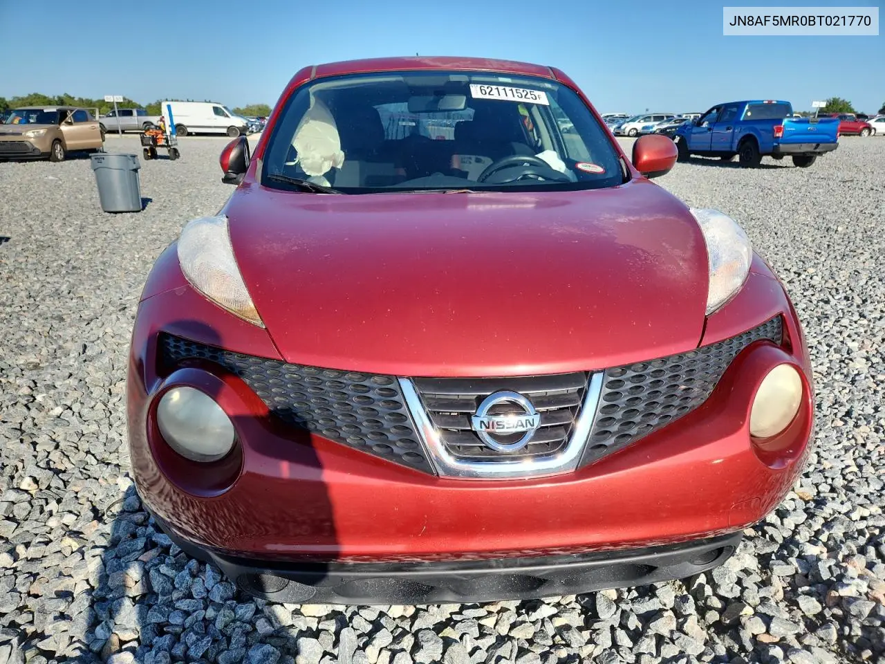 2011 Nissan Juke S VIN: JN8AF5MR0BT021770 Lot: 62111525
