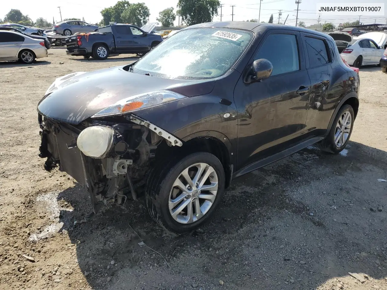 2011 Nissan Juke S VIN: JN8AF5MRXBT019007 Lot: 62592635