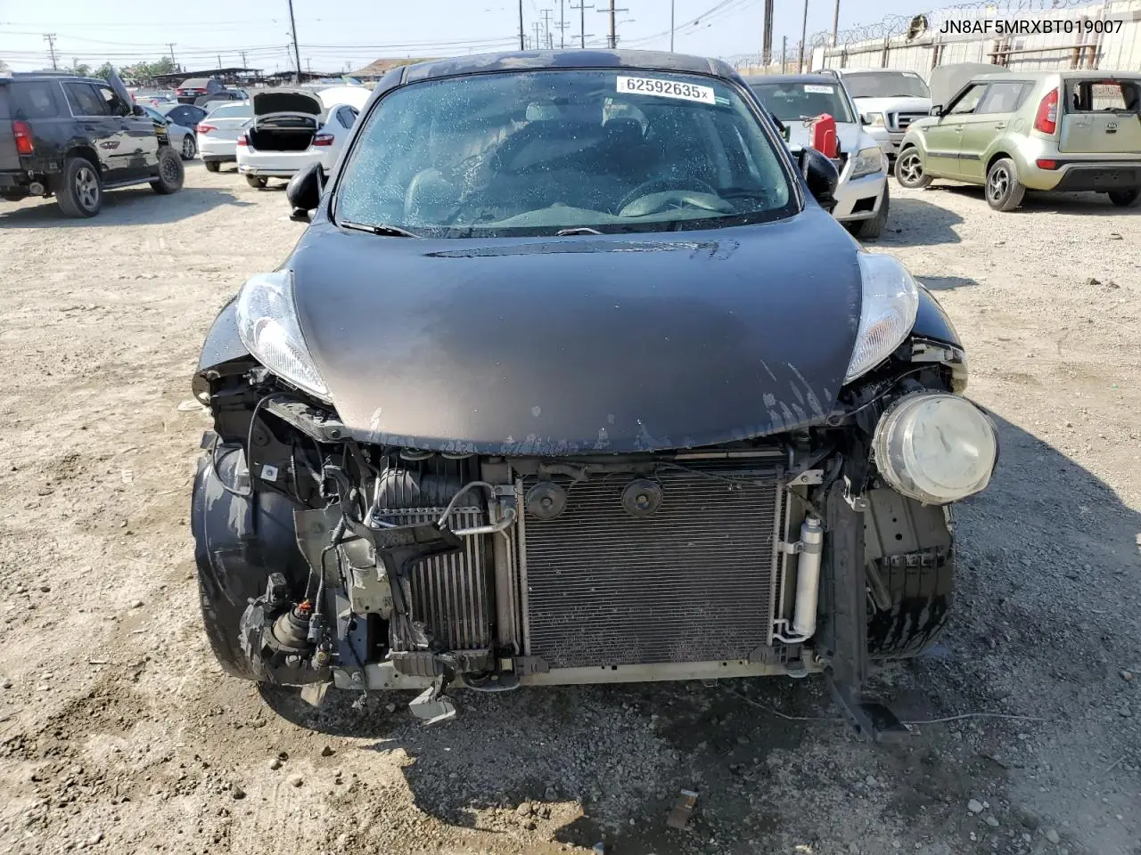 2011 Nissan Juke S VIN: JN8AF5MRXBT019007 Lot: 62592635