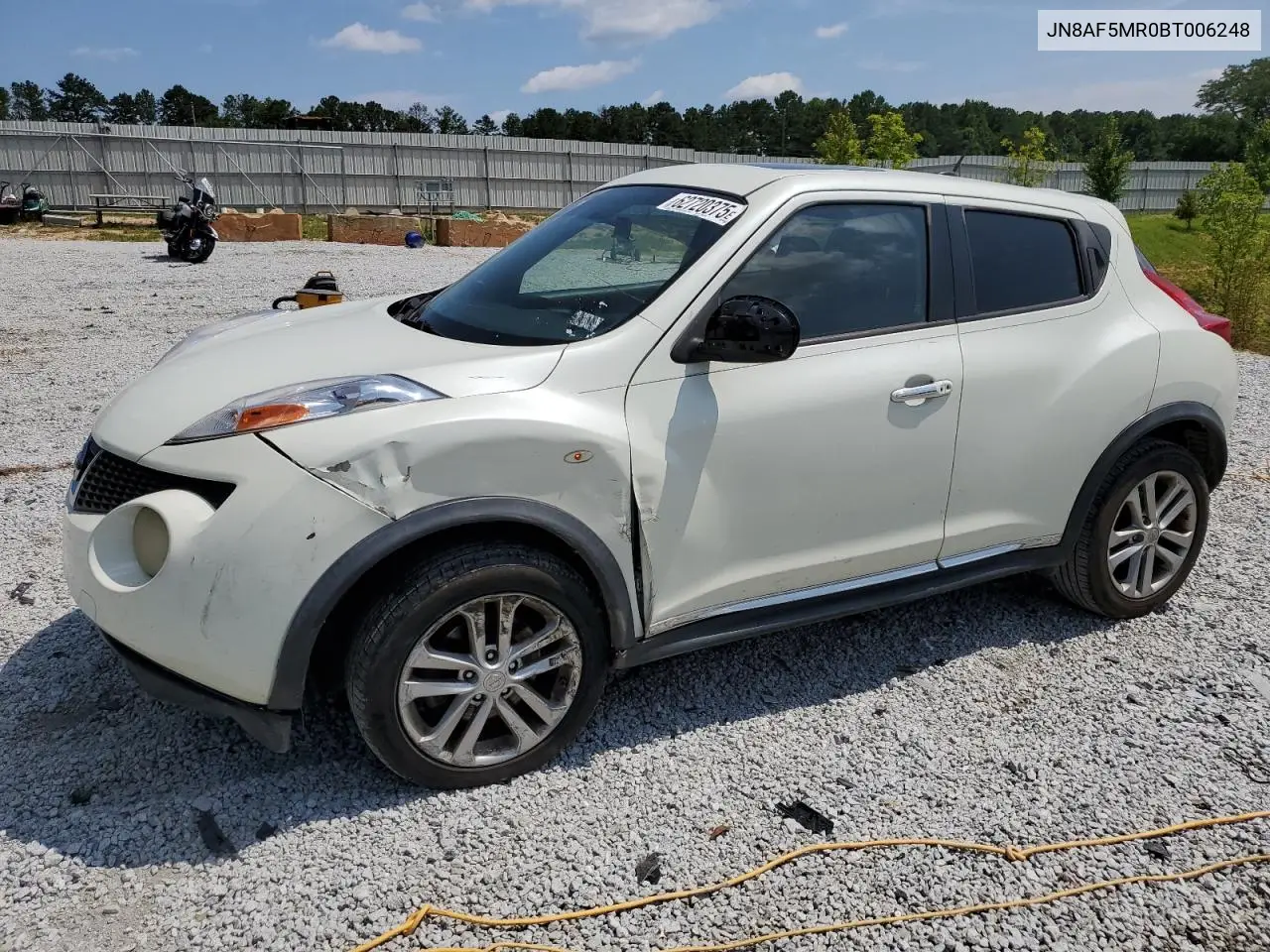 2011 Nissan Juke S VIN: JN8AF5MR0BT006248 Lot: 62720375
