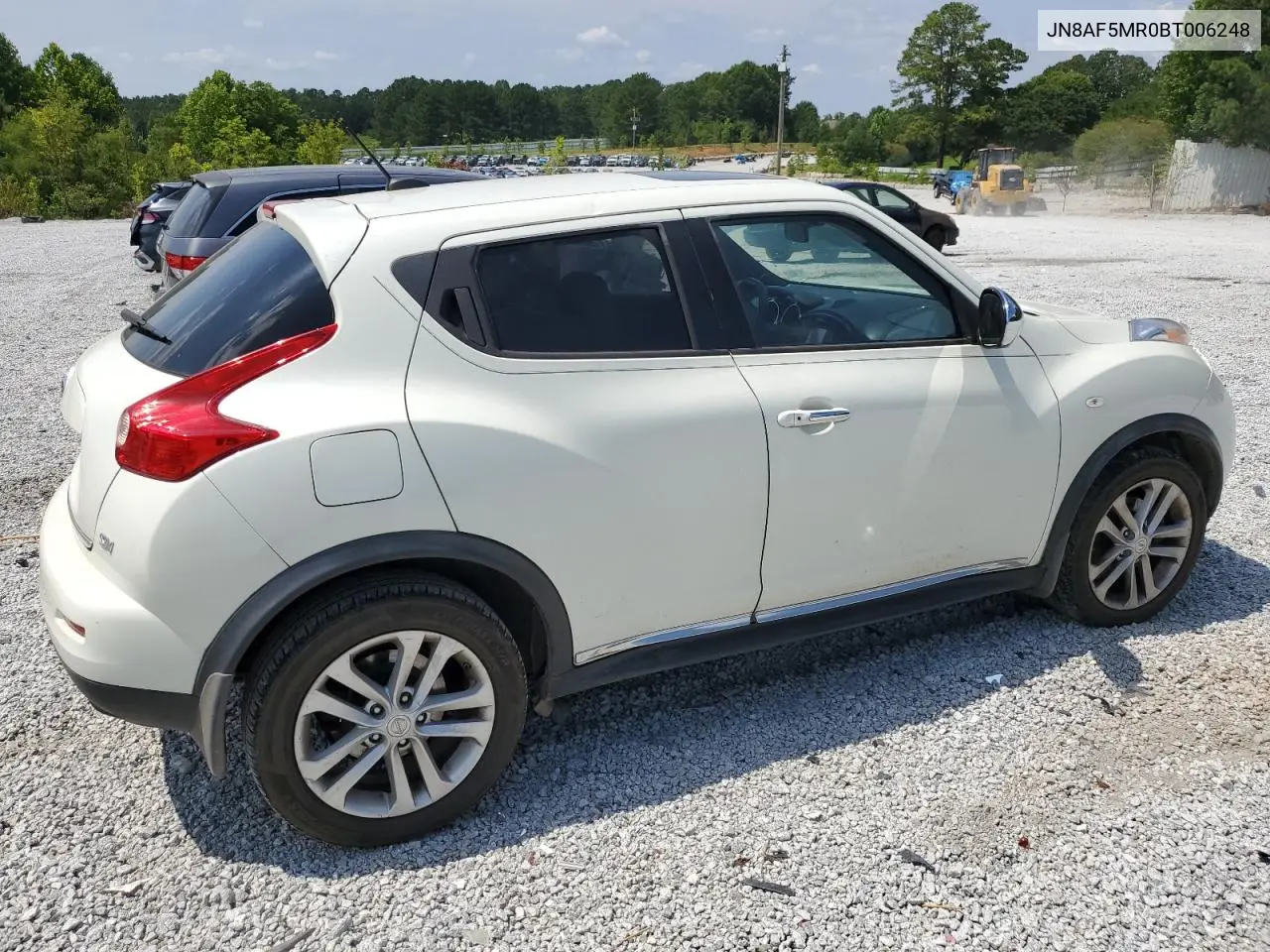 2011 Nissan Juke S VIN: JN8AF5MR0BT006248 Lot: 62720375