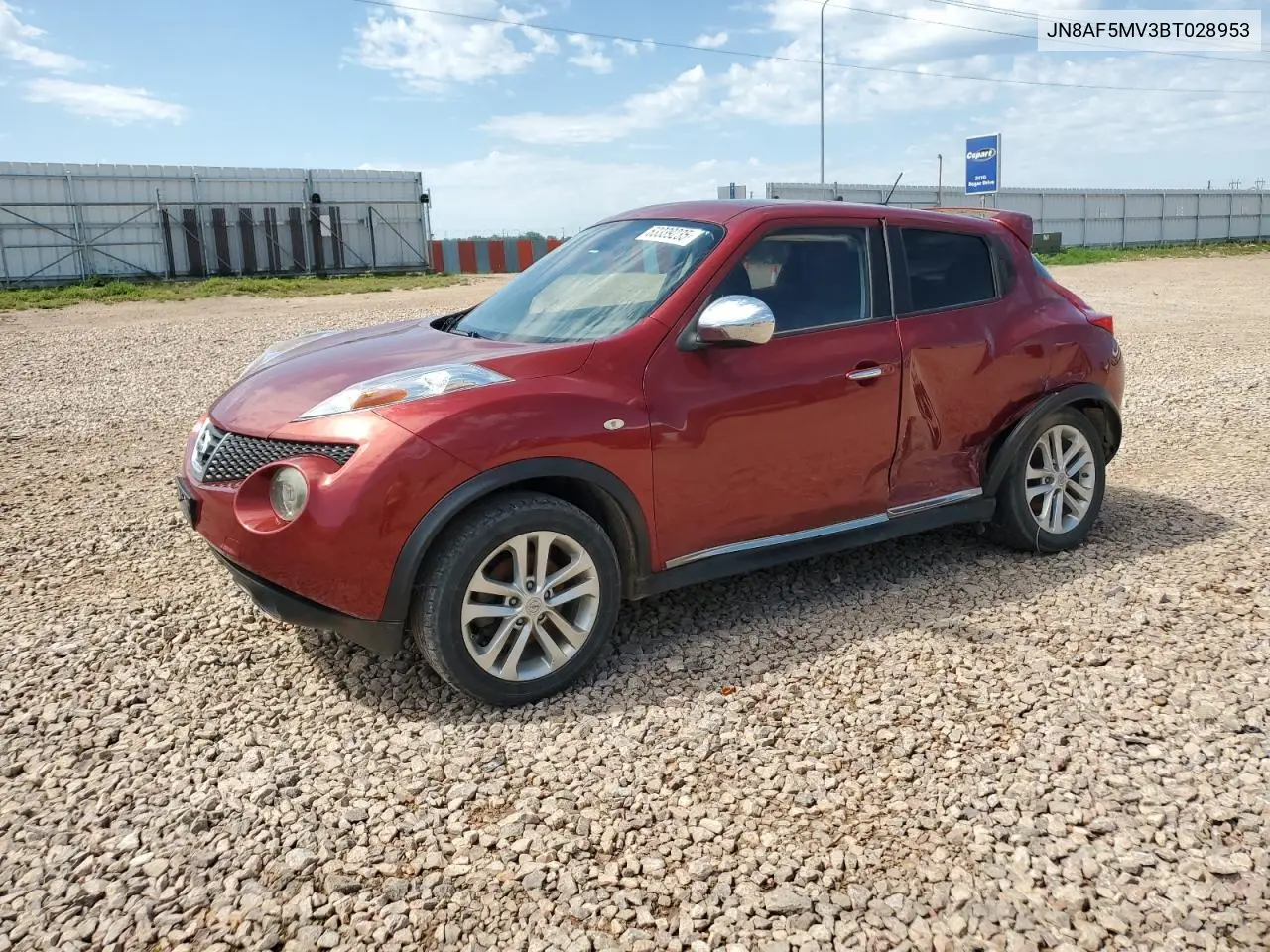 2011 Nissan Juke S VIN: JN8AF5MV3BT028953 Lot: 63339235