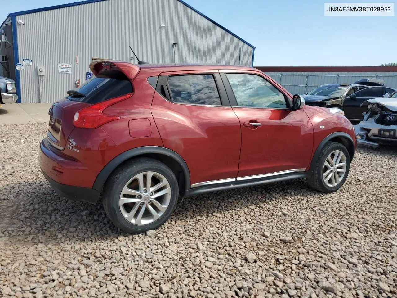 2011 Nissan Juke S VIN: JN8AF5MV3BT028953 Lot: 63339235