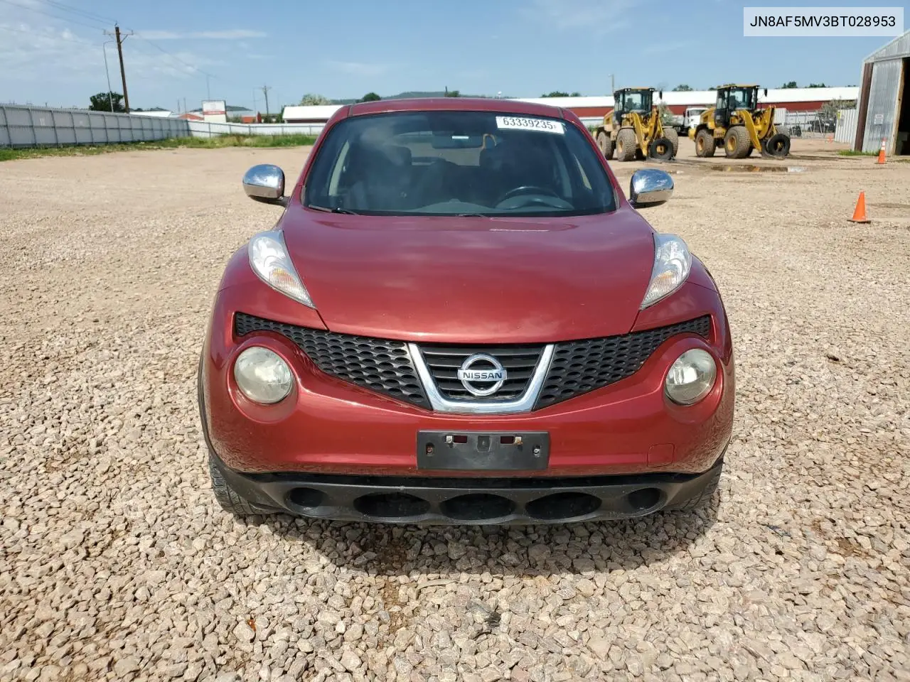 2011 Nissan Juke S VIN: JN8AF5MV3BT028953 Lot: 63339235