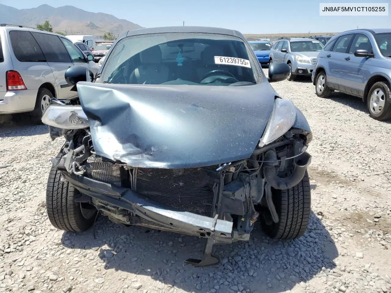2012 Nissan Juke S VIN: JN8AF5MV1CT105255 Lot: 61239755