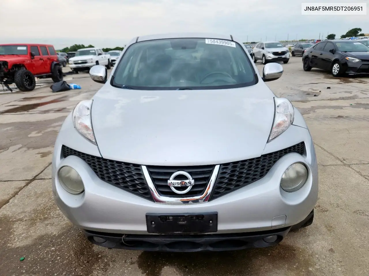2013 Nissan Juke S VIN: JN8AF5MR5DT206951 Lot: 58439905