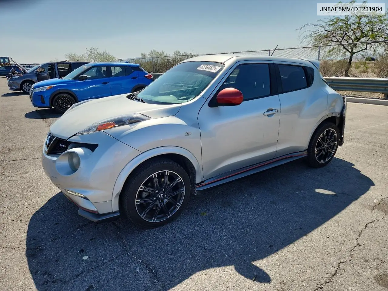 2013 Nissan Juke S VIN: JN8AF5MV4DT231904 Lot: 62784585