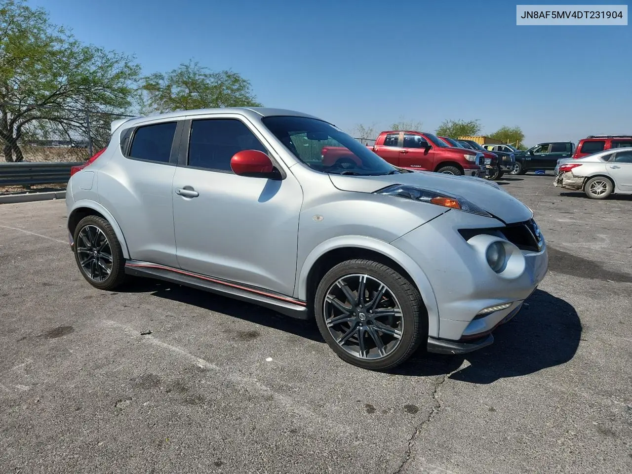 2013 Nissan Juke S VIN: JN8AF5MV4DT231904 Lot: 62784585