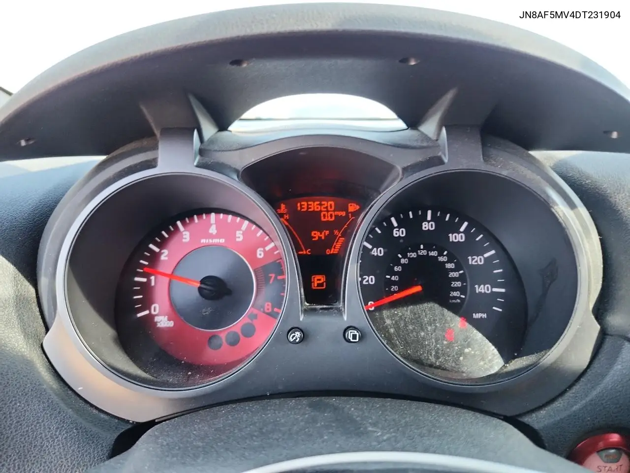 2013 Nissan Juke S VIN: JN8AF5MV4DT231904 Lot: 62784585