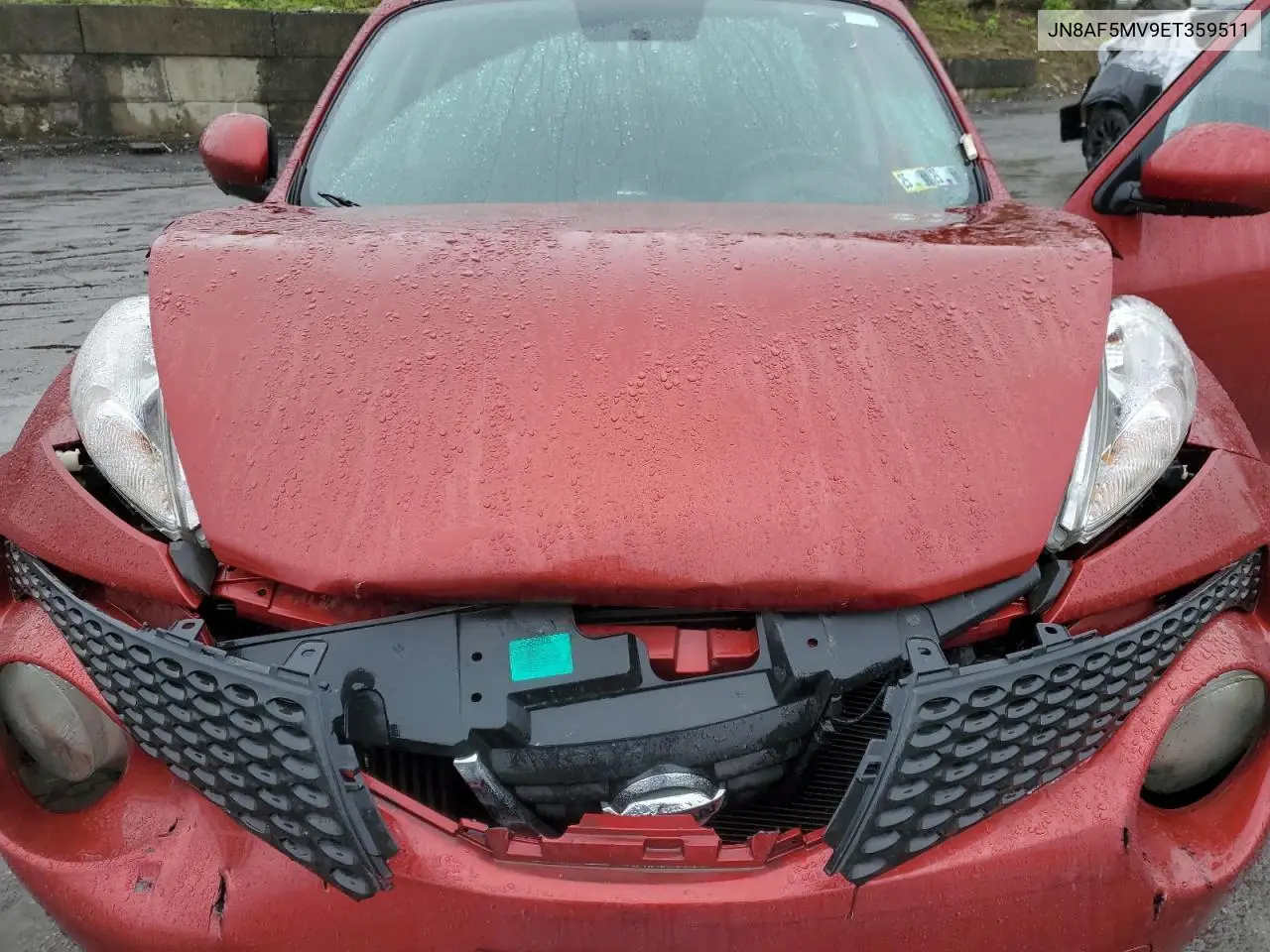2014 Nissan Juke S VIN: JN8AF5MV9ET359511 Lot: 60367225