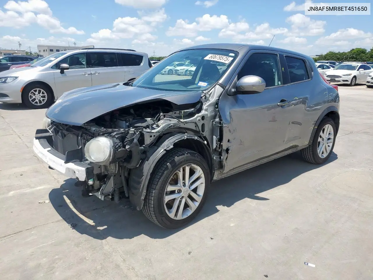 2014 Nissan Juke S VIN: JN8AF5MR8ET451650 Lot: 60679575